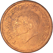 Moneda, Turquía, 1000 Lira, 1995, BC+, Bronze Clad Brass, KM:1028