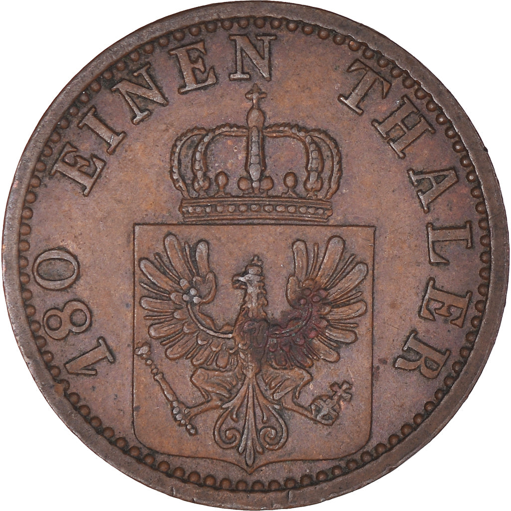 Monnaie, Etats allemands, PRUSSIA, Wilhelm I, 2 Pfennig, 1873, Hannover, TTB