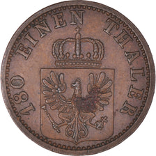 Monnaie, Etats allemands, PRUSSIA, Wilhelm I, 2 Pfennig, 1873, Hannover, TTB
