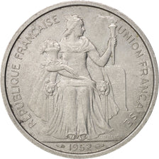 FRENCH OCEANIA, 5 Francs, 1952, Paris, KM:4, MS(63), Aluminum