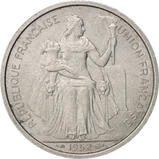 OCEANIA FRANCESE, 5 Francs, 1952, Paris, SPL, Alluminio, KM:4