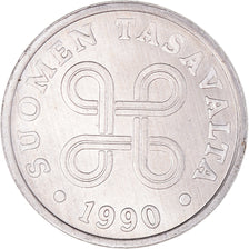 Monnaie, Finlande, 5 Pennia, 1990, TB+, Aluminium, KM:45a