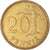 Moneta, Finlandia, 20 Pennia, 1984, AU(50-53), Aluminium-Brąz, KM:47