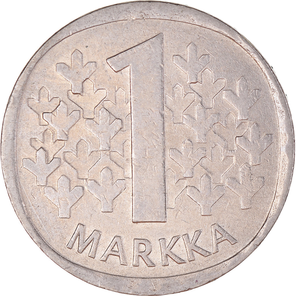 Moneta, Finlandia, Markka, 1978, AU(50-53), Miedź-Nikiel, KM:49a