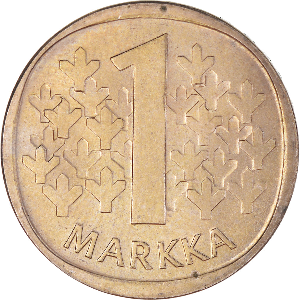 Moneta, Finlandia, Markka, 1984, AU(55-58), Miedź-Nikiel, KM:49a