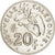Moneta, Nowa Kaledonia, 20 Francs, 1996, Paris, MS(65-70), Nikiel, KM:12