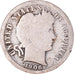 Monnaie, États-Unis, Barber Dime, Dime, 1906, U.S. Mint, Philadelphie, TB