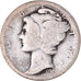 Moneda, Estados Unidos, Mercury Dime, Dime, 1917, U.S. Mint, Philadelphia, BC