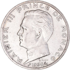 Monnaie, Monaco, Rainier III, 5 Francs, 1960, TTB+, Argent, Gadoury:MC 152