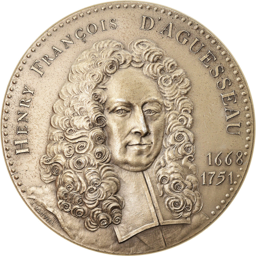 Frankreich, Medaille, Notary, Henri François d'Aguesseau , Notariat Français