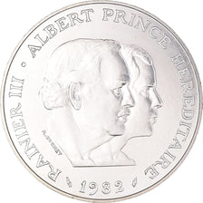 Coin, Monaco, Rainier III, 100 Francs, 1982, MS(63), Silver, KM:161