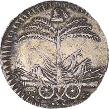 Moeda, Haiti, 25 Centimes, An 10, VF(30-35), Prata, KM:12.1