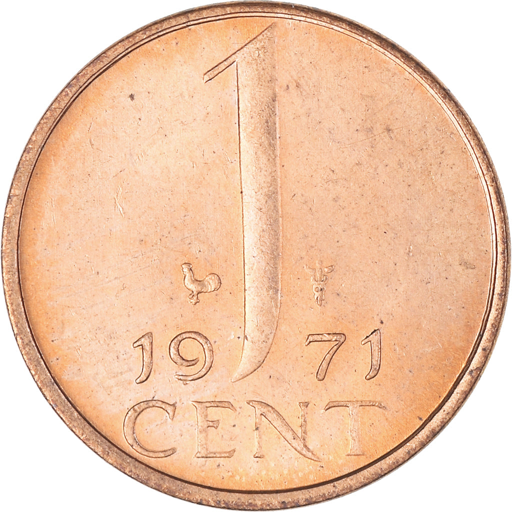 Münze, Niederlande, Juliana, Cent, 1971, VZ+, Bronze, KM:180
