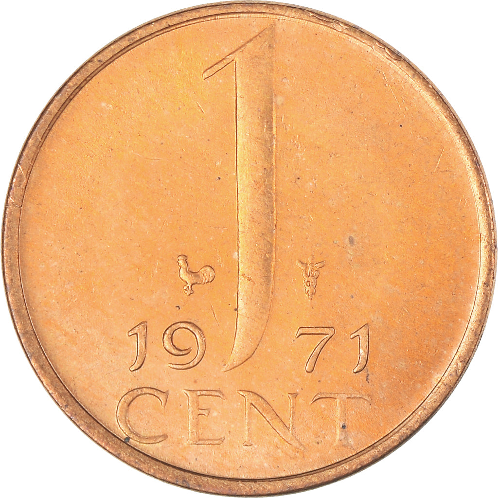 Münze, Niederlande, Juliana, Cent, 1971, UNZ, Bronze, KM:180