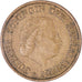 Coin, Netherlands, Juliana, 5 Cents, 1962, VF(30-35), Bronze, KM:181