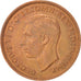 Great Britain, George VI, Penny, 1940, KM:845, AU(50-53), Bronze