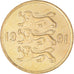 Coin, Estonia, 10 Senti, 1991, no mint, MS(63), Aluminum-Bronze, KM:22