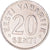 Monnaie, Estonie, 20 Senti, 2003, no mint, TTB+, Nickel plaqué acier, KM:23a