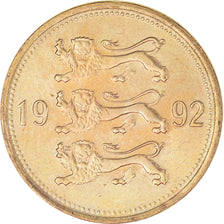 Moneda, Estonia, 50 Senti, 1992, EBC+, Aluminio - bronce, KM:24