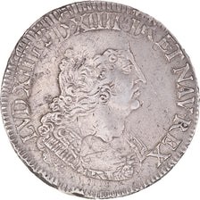 Moeda, França, Ecu aux palmes, 1694, EF(40-45), Prata