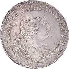 Moeda, França, Ecu aux palmes, 1694, EF(40-45), Prata