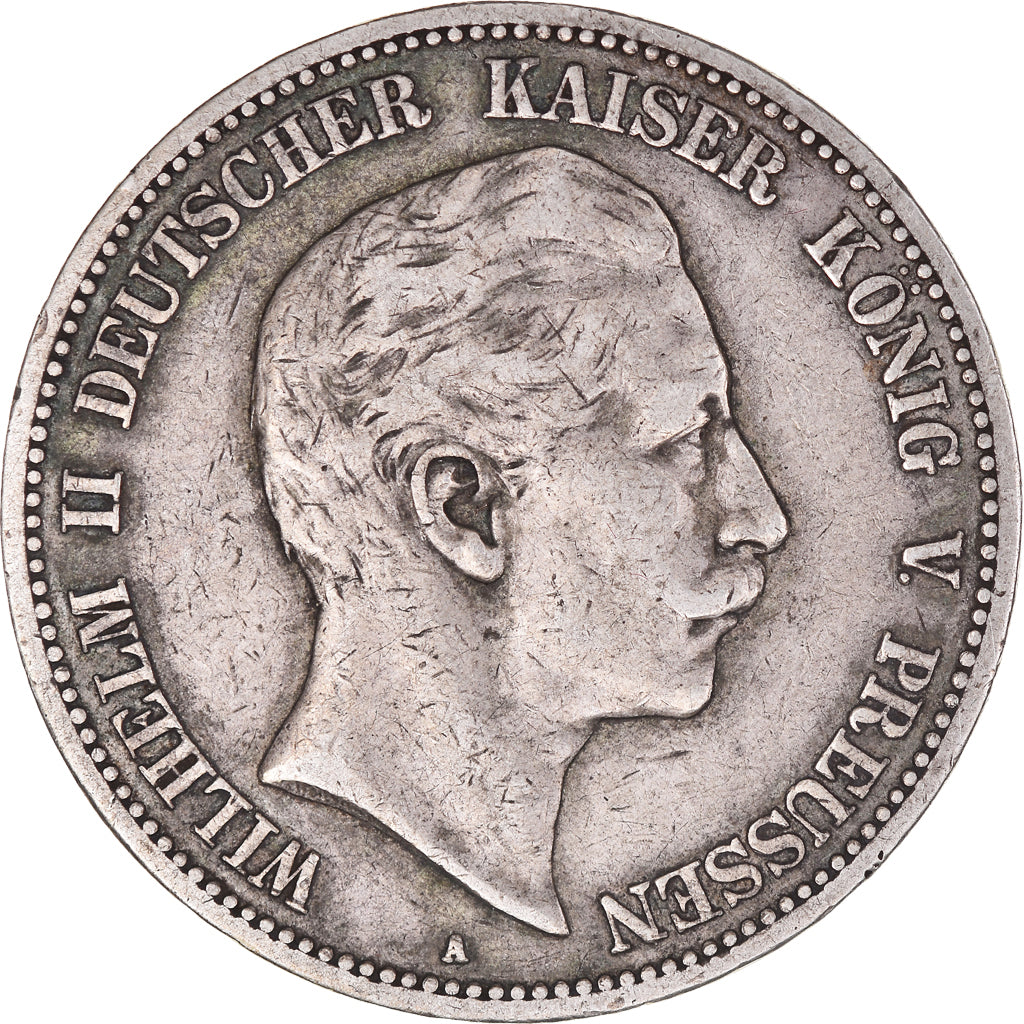 Monnaie, Etats allemands, PRUSSIA, Wilhelm II, 5 Mark, 1898, Berlin, TTB