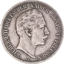 Monnaie, Etats allemands, PRUSSIA, Wilhelm II, 5 Mark, 1898, Berlin, TTB