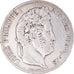 Monnaie, France, Louis-Philippe, 5 Francs, 1836, Strasbourg, TB+, Argent
