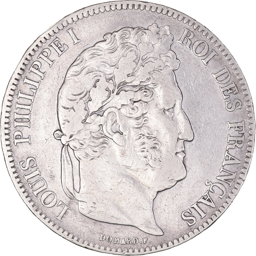 Münze, Frankreich, Louis-Philippe, 5 Francs, 1838, Lille, S+, Silber