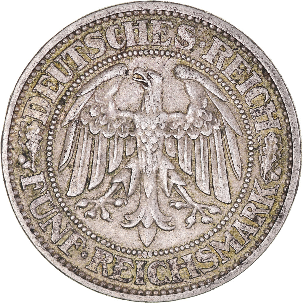 Monnaie, Allemagne, République de Weimar, 5 Mark, 1932, Berlin, TTB, Argent