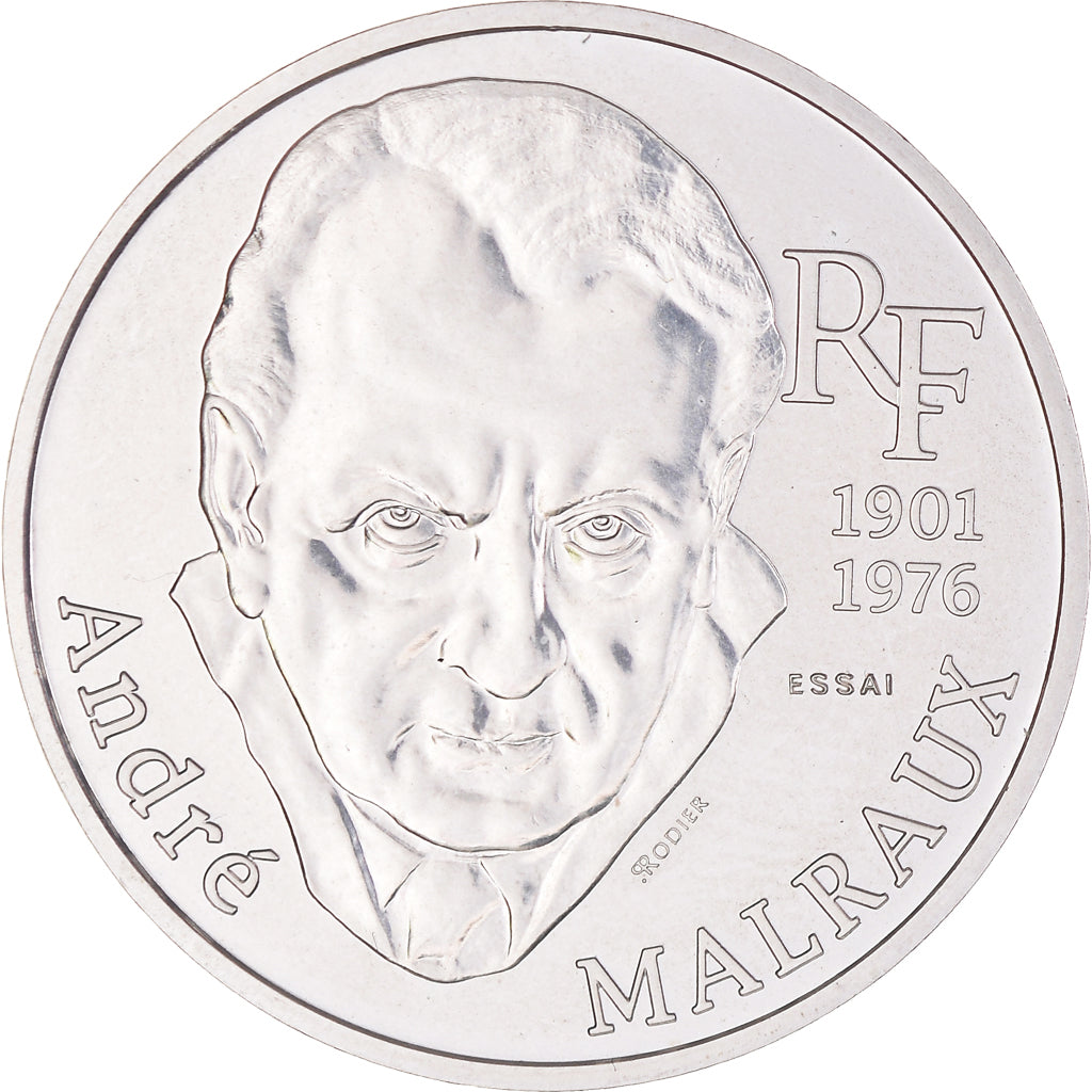 Monnaie, France, André Malraux, 100 Francs, 1997, ESSAI, SPL, Argent