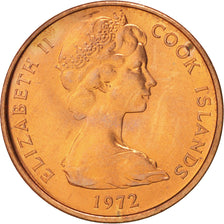 Cook Islands, Elizabeth II, Cent, 1972, Franklin Mint, KM:1, MS(65-70), Bronze