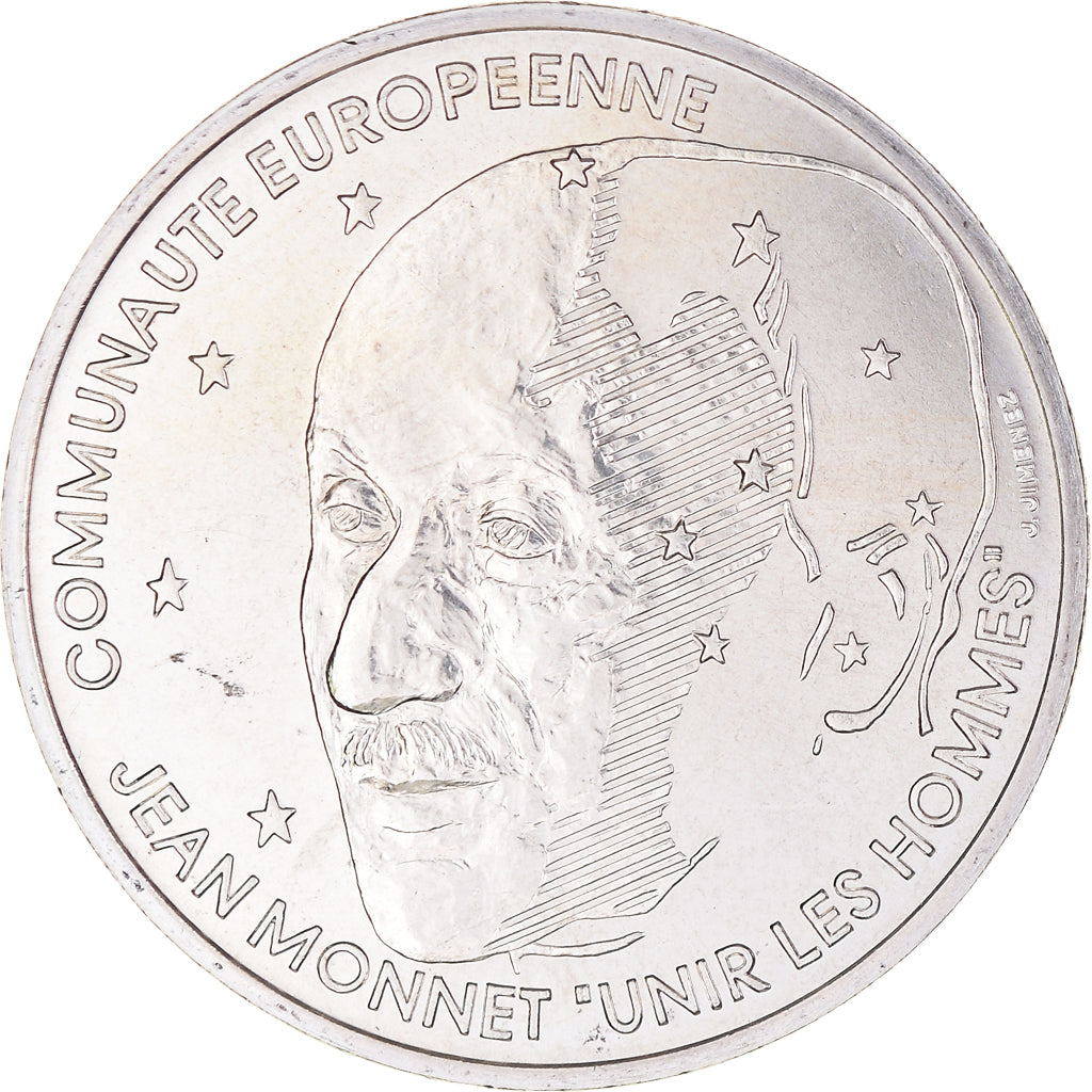 Monnaie, France, Jean Monnet, 100 Francs, 1992, ESSAI, FDC, Argent, Gadoury:907