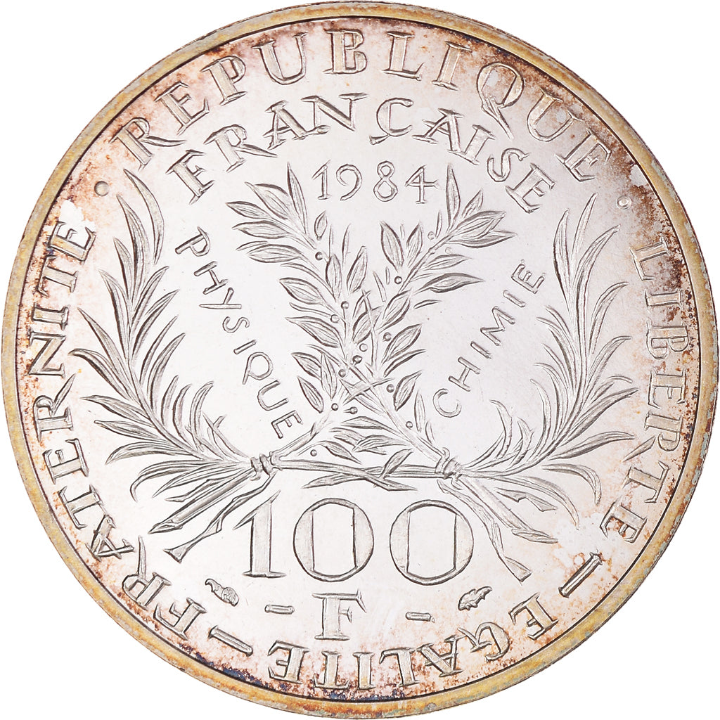 Munten, Frankrijk, 100 Francs, 1984, FDC, Zilver, KM:E129, Gadoury:899