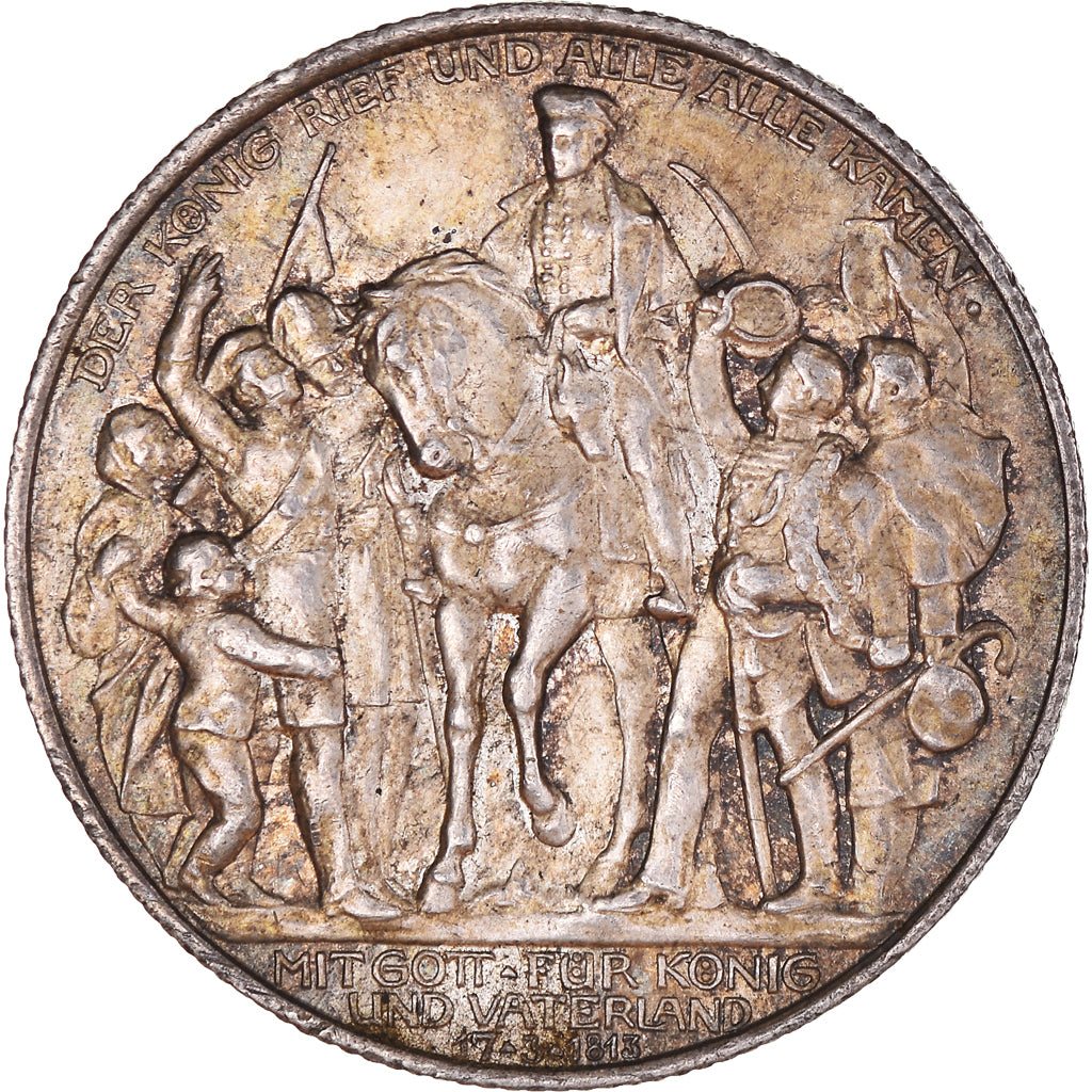 Moneda, Estados alemanes, PRUSSIA, Wilhelm II, 2 Mark, 1913, Berlin, EBC, Plata