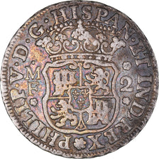Monnaie, Mexique, Philip V, 2 Reales, 1736/4, Mexico City, TTB, Argent, KM:84