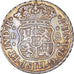 Moeda, México, Philip V, 2 Reales, 1744, Mexico City, AU(50-53), Prata, KM:85
