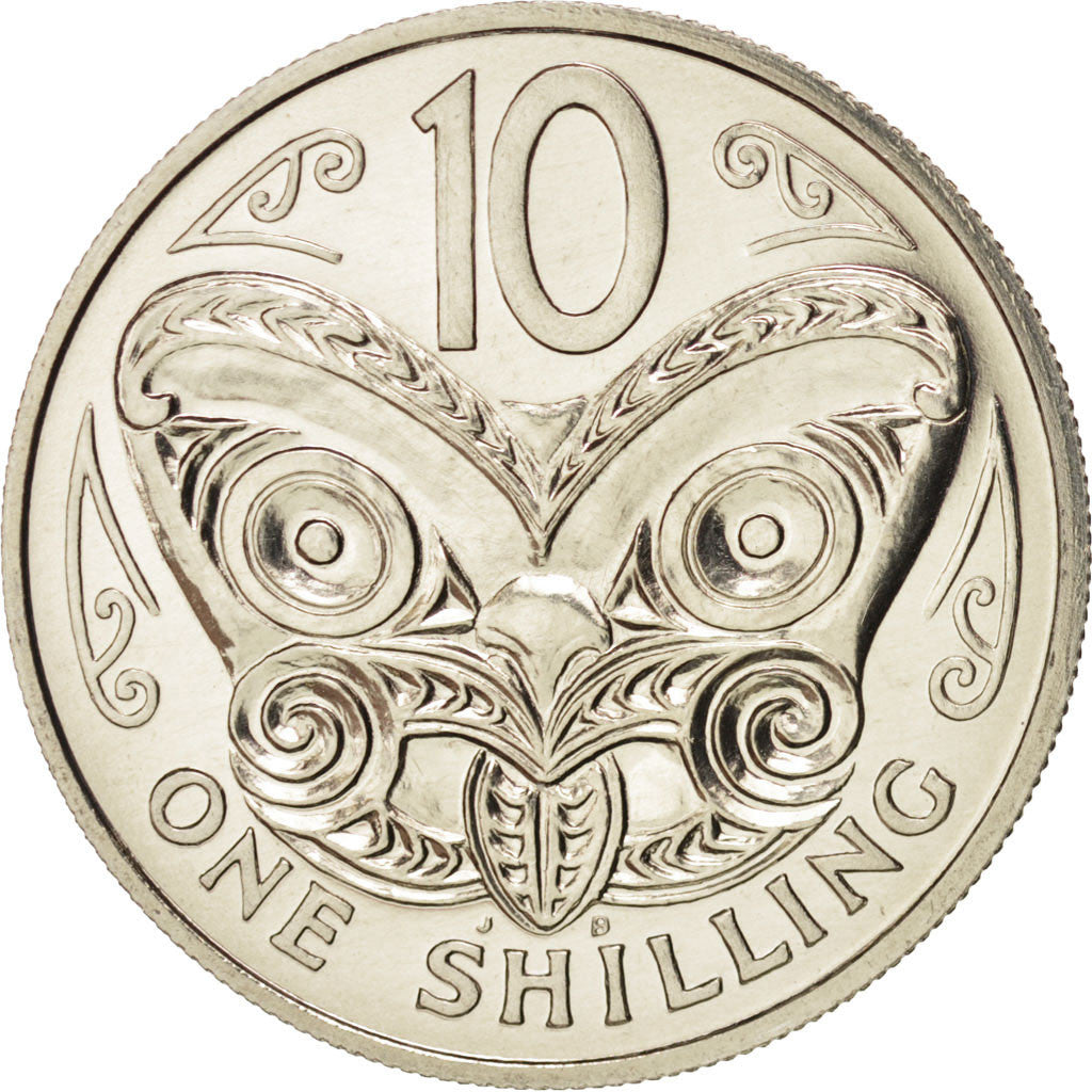 New Zealand, Elizabeth II, 10 Cents, 1968, KM:35, MS(65-70), Copper-nickel