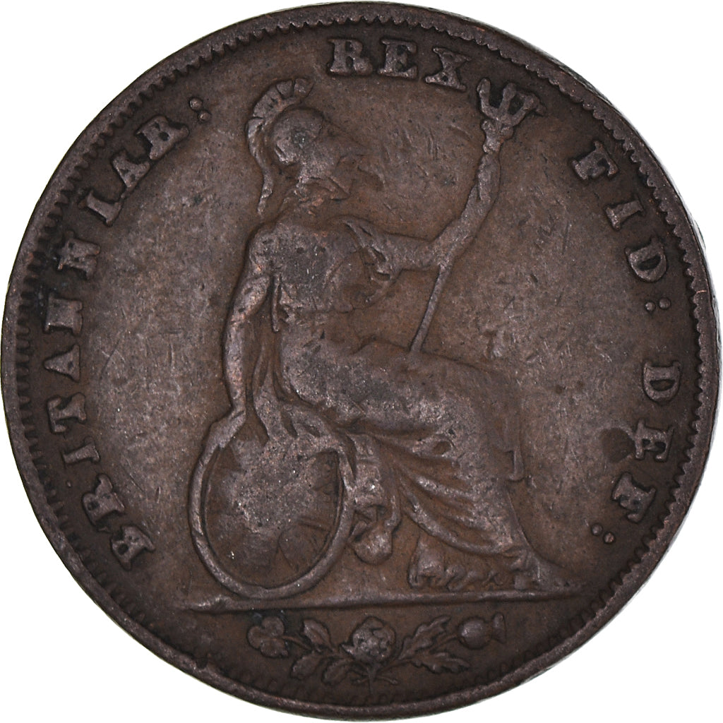 Moneta, Wielka Brytania, William IV, Farthing, 1835, VF(30-35), Miedź, KM:705