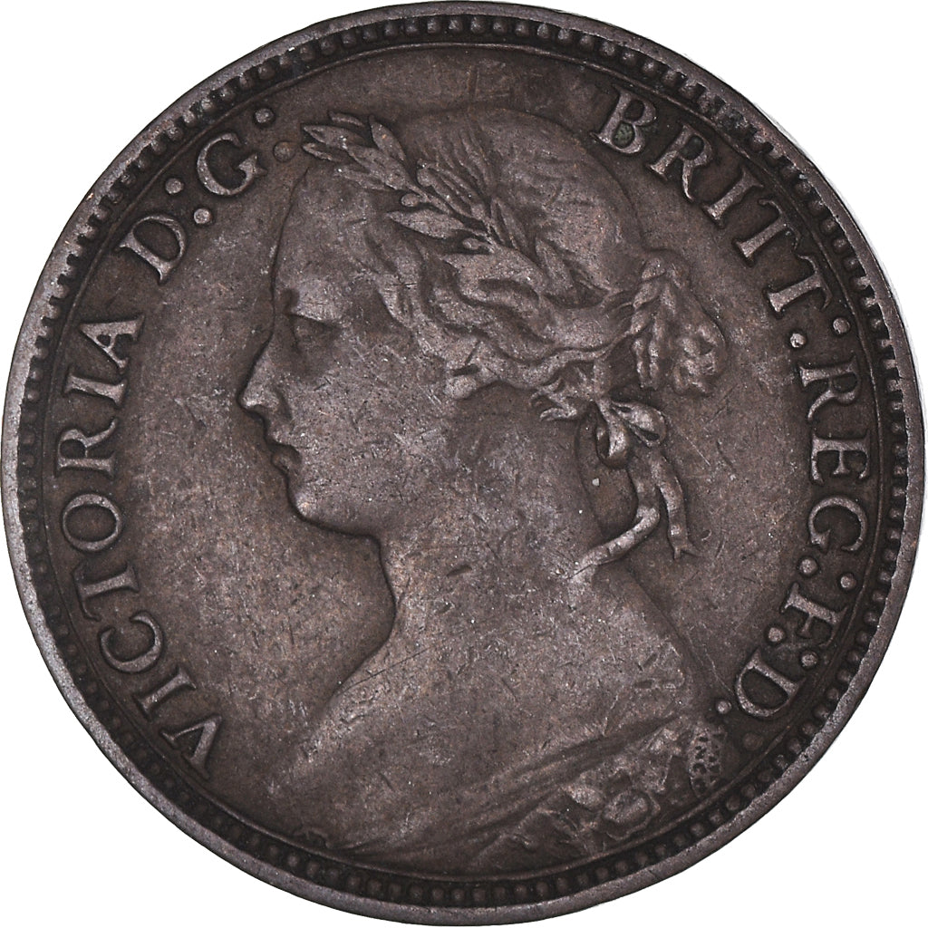 Monnaie, Grande-Bretagne, Victoria, Farthing, 1878, TTB, Bronze, KM:753