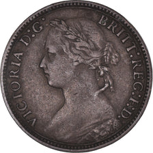 Moneda, Gran Bretaña, Victoria, Farthing, 1878, MBC, Bronce, KM:753