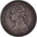 Munten, Groot Bretagne, Victoria, Farthing, 1878, ZF, Bronzen, KM:753