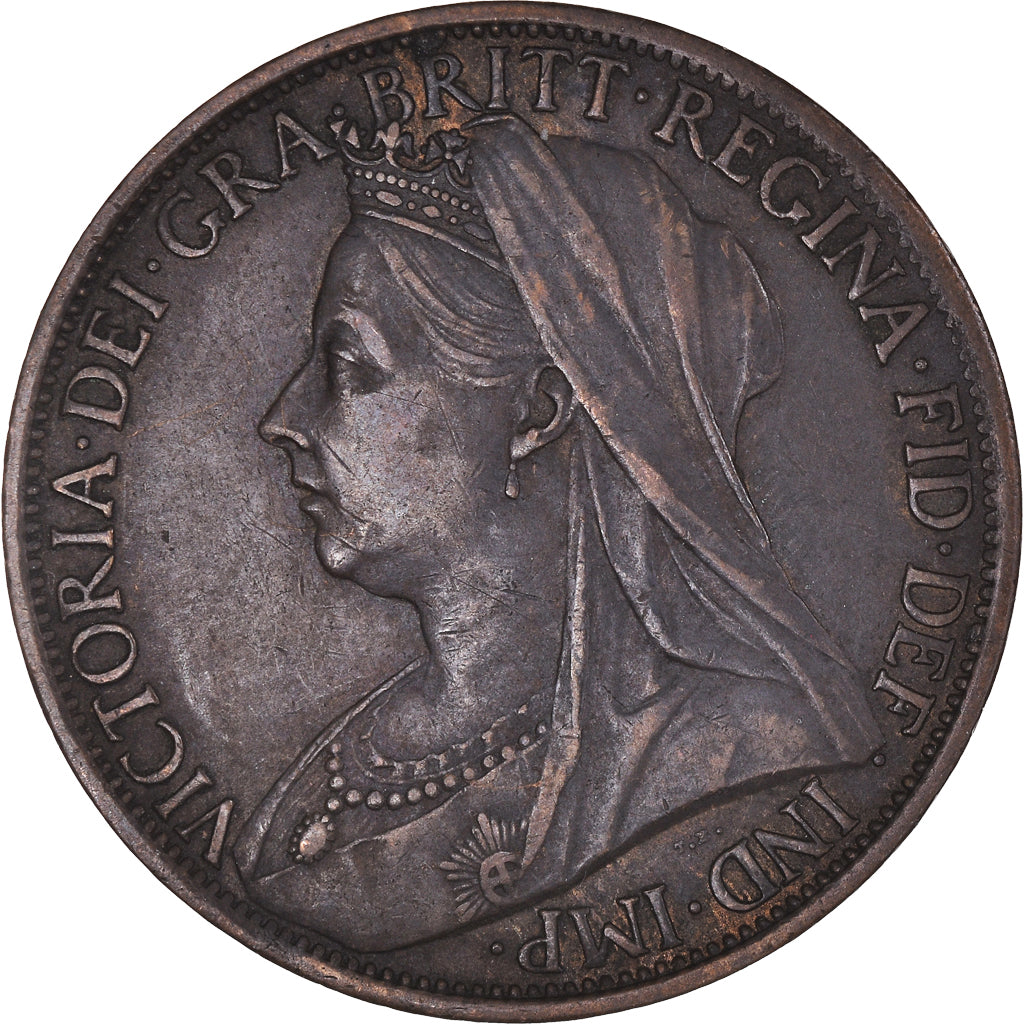 Monnaie, Grande-Bretagne, Victoria, Penny, 1899, TB+, Bronze, KM:790