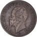 Monnaie, Italie, Vittorio Emanuele II, 2 Centesimi, 1861, Naples, TB+, Cuivre