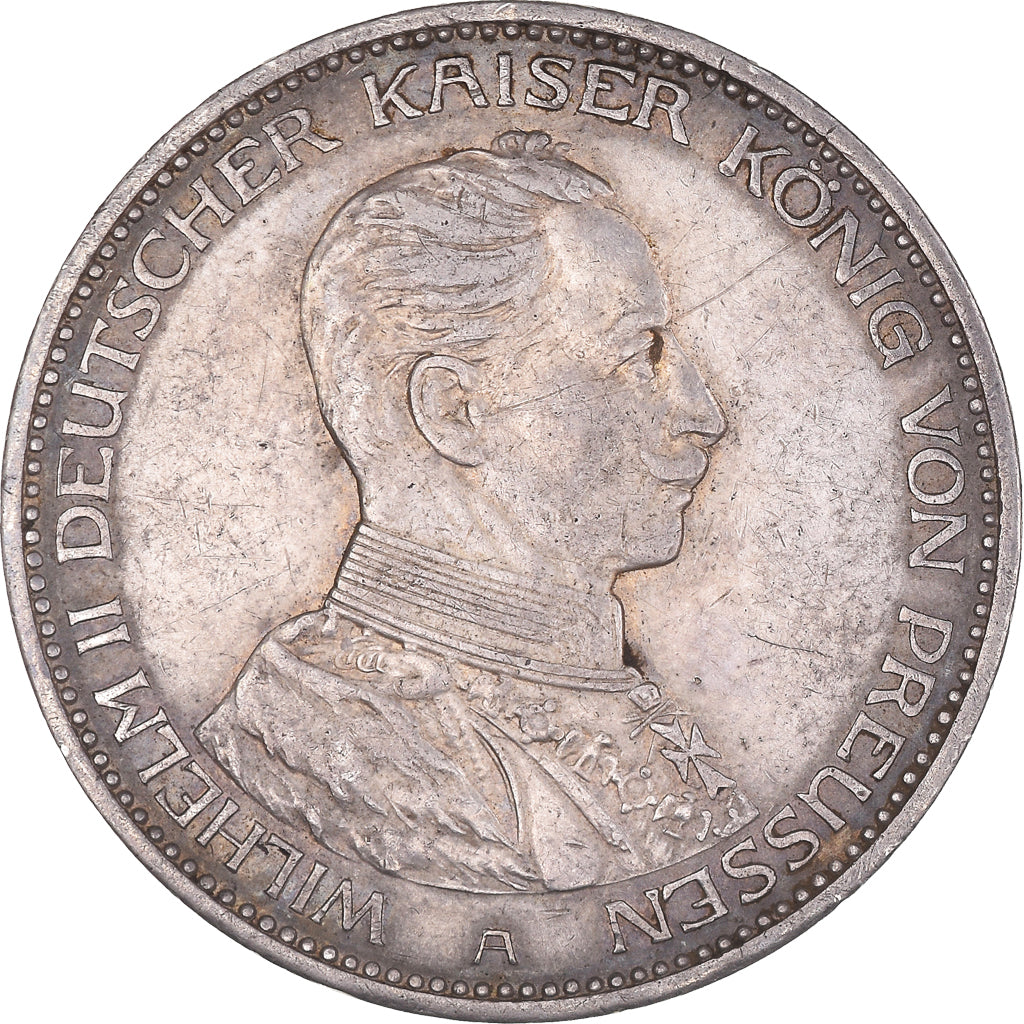 Monnaie, Etats allemands, PRUSSIA, Wilhelm II, 3 Mark, 1914, Berlin, TTB
