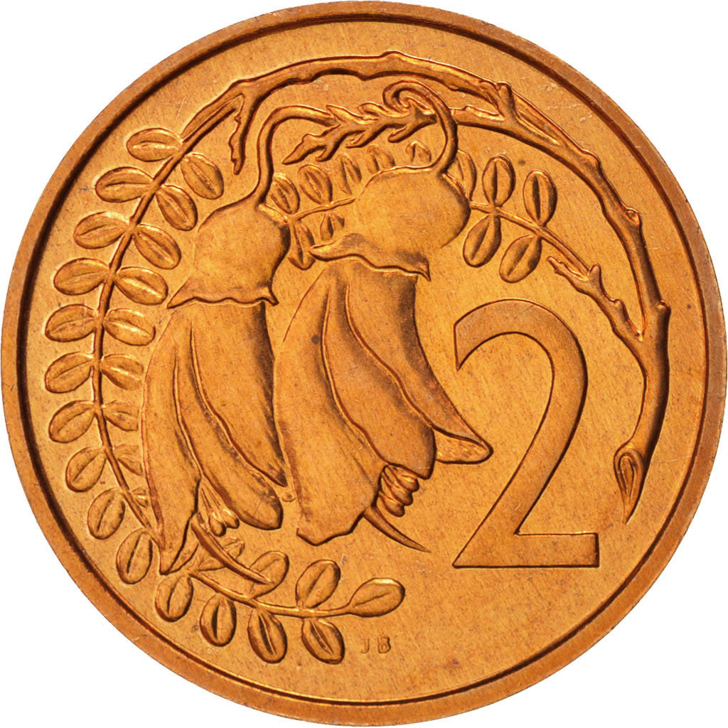 New Zealand, Elizabeth II, 2 Cents, 1968, KM:32.1, FDC, Bronze
