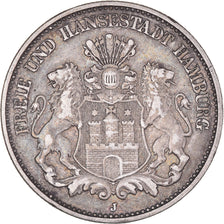Coin, German States, HAMBURG, 2 Mark, 1906, Hamburg, EF(40-45), Silver, KM:612