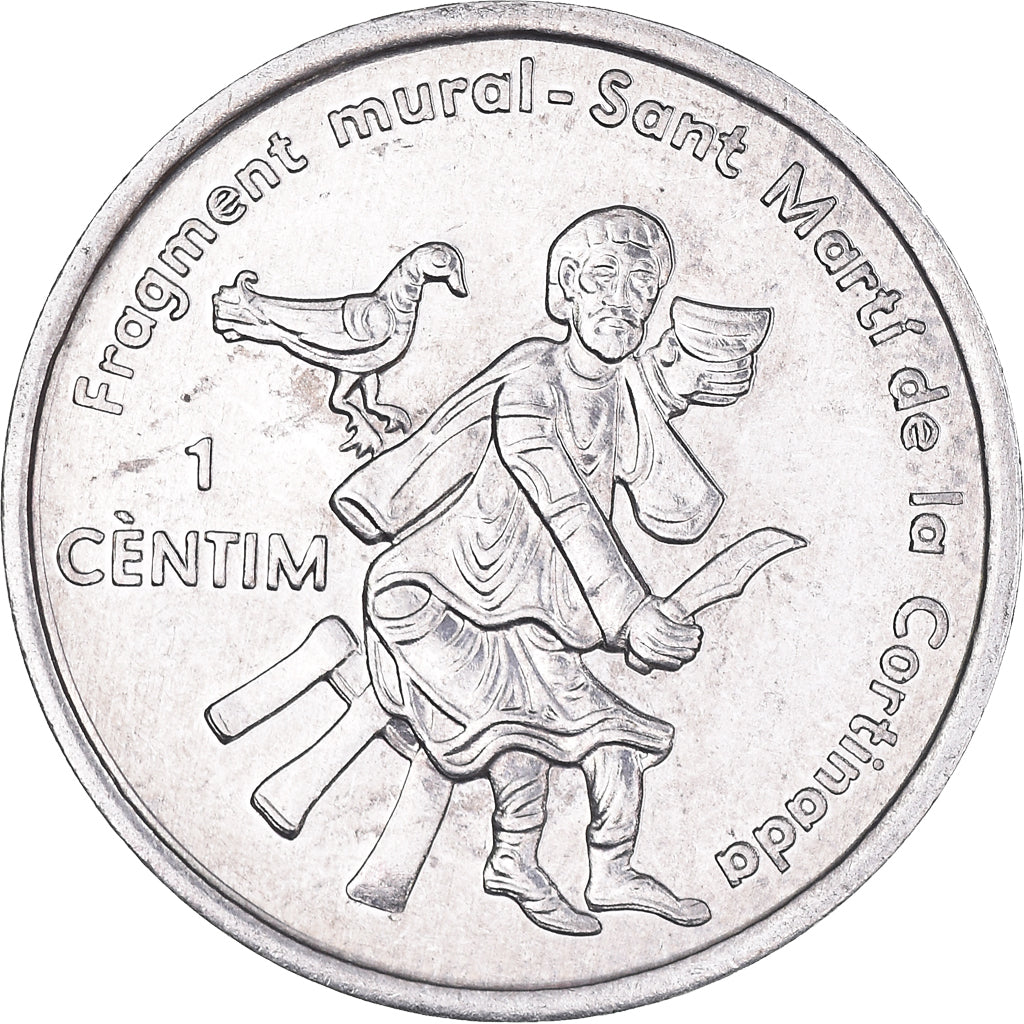 Monnaie, Andorre, Sant Mart, Centim, 2004, Kremnica, SUP, Aluminium, KM:230