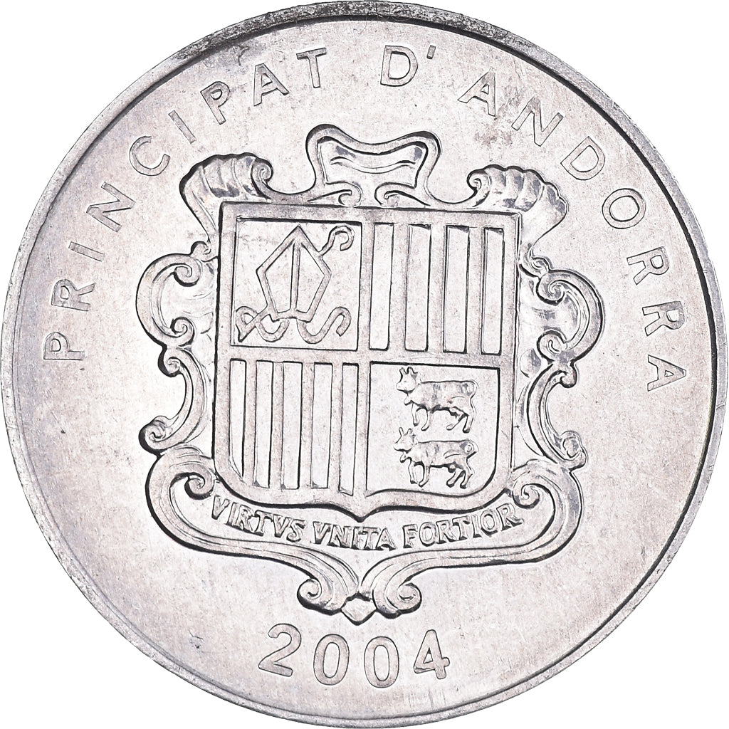Monnaie, Andorre, Sant Mart, Centim, 2004, Kremnica, SUP, Aluminium, KM:230