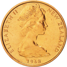 New Zealand, Elizabeth II, Cent, 1968, KM:31.1, MS(65-70), Bronze
